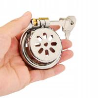 Мужская клетка с поясом-забавная металлическая клетка для пениса