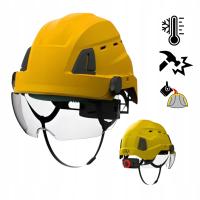 Шлем безопасности шлем вентилируемый с козырьком ручка регулировки легкий ABS