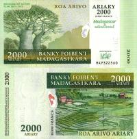 # MADAGASKAR - 2000 ARIARY - 2007 - P-93 - UNC