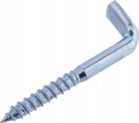 Wkręt hak 5x50 mm otwarty z łbem płaskimstal Kramp