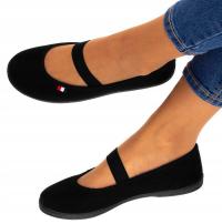 Балетки женские легкие кроссовки без шнуровки чешские черные P3