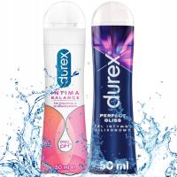 Zestaw żeli intymnych DUREX INTIMA BALANCE 50ml + DUREX PERFECT GLIDE 50ml