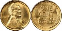 1 cent USA (1937) - Abraham Lincoln Wheat Penny Mennica S (mennicza)