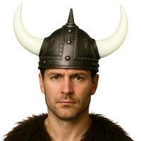 HEŁM WIKINGA Z ROGAMI KASK PRZEBRANIE WOJOWNIKA NA HALLOWEEN KARNAWAŁ