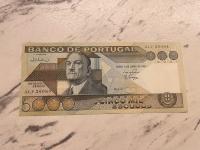 Portugalia - 5000 escudos - 1985 - rzadki