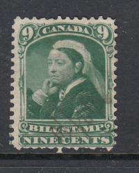 KANADA / BILL STAMPS VIKTORIA z 1893