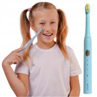 Детская электрическая звуковая зубная щетка Smiley Light Blue