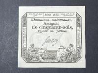 FRANCJA 50 Sols 1793 P-A70b UNC