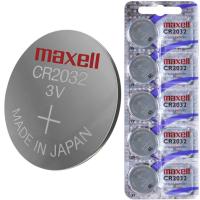 Батарея CR2032 3V Maxell литиевая кнопка 5 шт часы пульт дистанционного управления подлинная x5