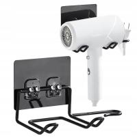 Samoprzylepny uchwyt na suszarkę do włosów – mocny wieszak, hak łazienkowy