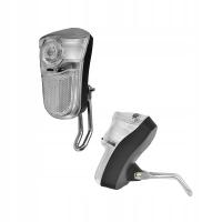 Lampka rowerowa przednia lampa do roweru przód na widelec LED + baterie