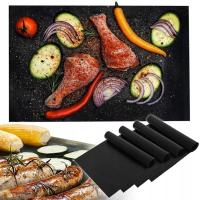 4X тефлоновый коврик для барбекю гриль лоток для выпечки гриль набор