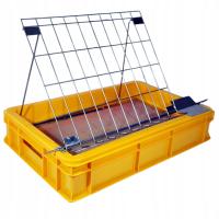 WANIENKA do odsklepiania miodu plastikowa z sitem nierdzewnym i grzebieniem