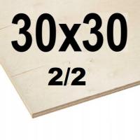 SKLEJKA 3mm 30x30 KL2/2 LASER CNC DECOUPAGE