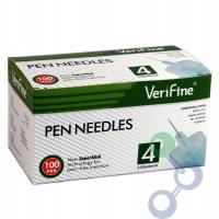 Verifine PLUS igły do penów 33G 0,20 x 4mm Supercienkie