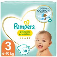 PAMPERS PREMIUM PROTECTION 3 PIELUCHY PIELUSZKI CHŁONNE 6-10KG 38SZT