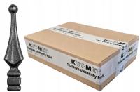 Кованые элементы грот гроты шпиц забор калитка черная сталь (10шт)