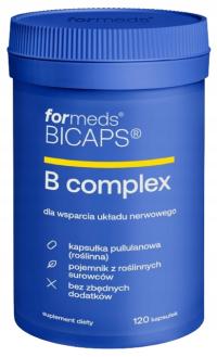 ForMeds BICAPS B COMPLEX 120 kapsułek Układ nerwowy B1 B2 B3 B4 B6 B9 B12