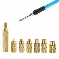 ZESTAW KOŃCÓWEK DO WTAPIANIA TULEJEK GWINTOWANYCH MACSEO W PLASTIKU M2-M6