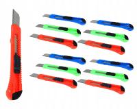 Нож, резак, для, обоев, лезвие, сломанное, 18, мм, пластиковый, набор, 12, шт