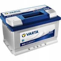 VARTA 12V 72AH 680A АВТОМОБИЛЬНЫЙ АККУМУЛЯТОР НОВЕЙШЕЕ ПРОИЗВОДСТВО