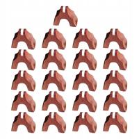 21SZT PRAKTYCZNE DREWNIANE MOSTKI GUZHENG WSPARCIE INSTRUMENTU BRĄZ