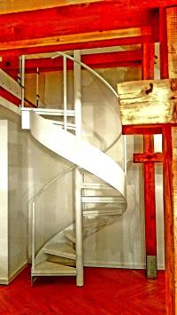 Винтовая лестница-белый Wang Light loft