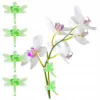 KLIPSY DO STORCZYKA ROŚLIN KWIATÓW ZAPINKI SPINKI zestaw 4szt ZIELONY