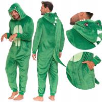 ONESIE piżama CIEPŁY KOMBINEZON JEDNOCZĘŚCIOWY prezent DINOZAUR unisex
