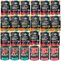 Влажный корм для собак mix PAKO RAFI Junior 24 x 400 г