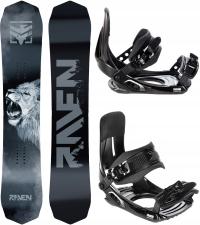 Deska Snowboardowa RAVEN Lion 149cm + Wiązania Croxer MP180 Black S/M/L