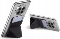 Czarny Stojak samoprzylepny na telefon komórkowy Podstawka MOFT na karty