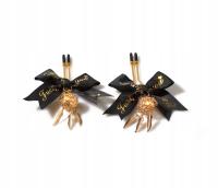 Zaciski na sutki w/ Kokardki Wisiorek (para) / Luminous Regulowany zacisk pochwy