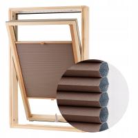 Plisa dachowa zaciemniająca plaster miodu 78x118 do okien FAKRO