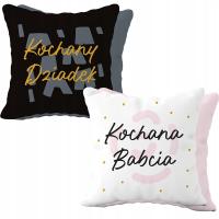 PODUSZKA DLA BABCI I PODUSZKA DLA DZIADKA ZESTAW NA DZIEŃ BABCI I DZIADKA