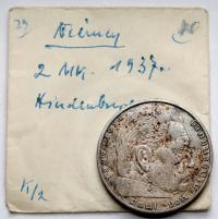 348. Niemcy, 2 marki 1937-A, Hindenburg