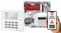 GENEVO PRiMA64Q SYSTEM ALARMOWY Z GSM DO DOMU PANEL LCD APLIKACJA ZESTAW