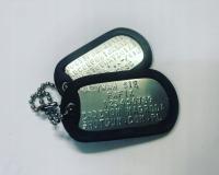 Identyfikator pies nieśmiertelnik z własnym napisem, ID