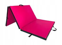 MATERAC GIMNASTYCZNY TWARDY SKŁADANY 195x100x5 cm