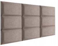 PANELE TAPICEROWANE ŚCIENNE 70x25 ZAGŁÓWEK WELUR