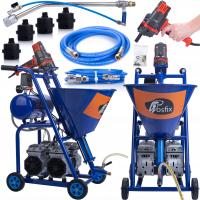 5700W 25L/MIN ДВОЙНОЙ КОМПРЕССОР ДЛЯ ГИПСОВОЙ ШТУКАТУРКИ