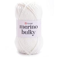 Пряжа YarnArt Merino Bulky 100M 100G цвет 501 белый