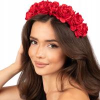 Оголовье венок красный цветы региональный народный