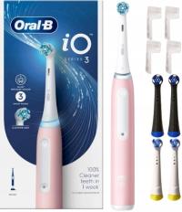 Szczoteczka magnetyczna elektryczna BRAUN Oral-B iO series 3 Pink + gratis