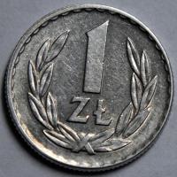 1 ZŁOTY 1967 - PIĘKNY STAN - ST. 2/2+