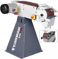 SZLIFIERKA TAŚMOWA PASOWA DO METALU 150x2000mm PRZEMYSŁOWA CORMAK SM150