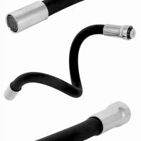 НОСИК ЧЕРНЫЙ ГИБКИЙ КУХОННЫЙ СМЕННЫЙ ДЛЯ РАКОВИНЫ FLEX PREMIUM