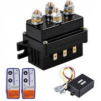 РЕЛЕ ЛЕБЕДКИ АВТОМОБИЛЯ 12В 500А С 2 БЕСПРОВОДНЫМИ ПУЛЬТАМИ ДИСТАНЦИОННОГО УПРАВЛЕНИЯ