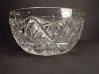 ANK PRL STARA SZKLANA KRYSZTAŁOWA MISA MISKA SALATERKA