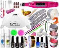Zestaw żelowy Satin z lampą UV/LED i frezarką